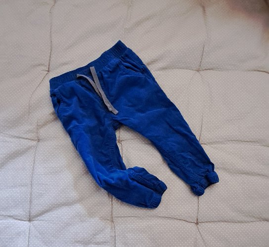 Blaue Cordhose Gr. 86