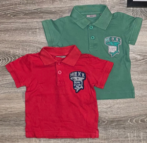 T-Shirt Set rot grün von MEXX ❤️💚
