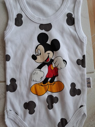 Body mit mickey gr. 68 neu