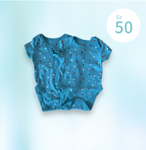 Body Set blau Sterne