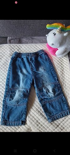 Jeans mit Gummibund Größe 86