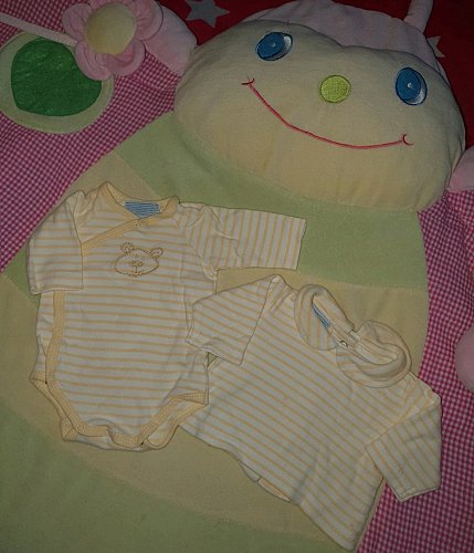 Baby Set Wickelbody und Langarmshirt gr.50