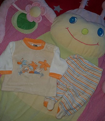 Baby Samt Set gr.56