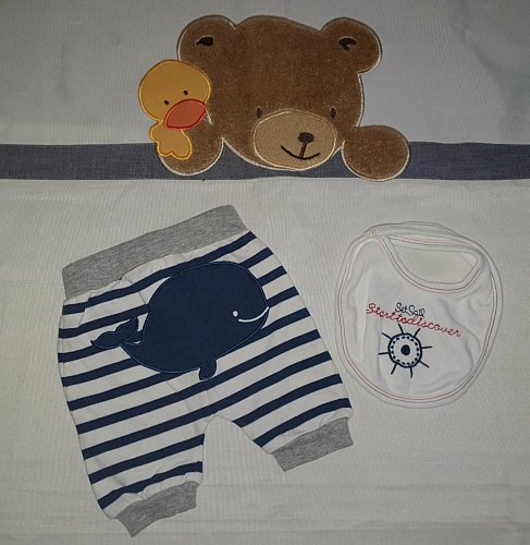 Baby Set Hose & Lätzchen gr.56