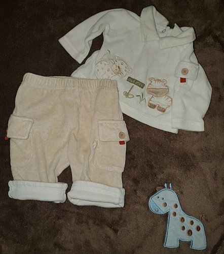 Baby Samt Set gr.56