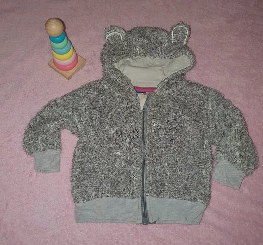 Baby Kuschel Teddy Jacke gr.62/68