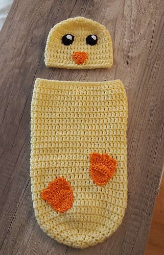 Baby-Kokon Set, Schlafsack, Pucksack, Frühchen