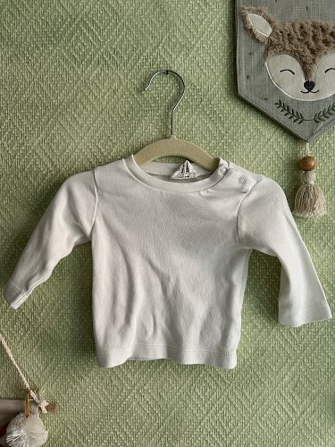 Weißer Pullover 62