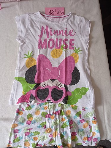 Set T-Shirt und Shorts Gr 98/104 Minni Mouse